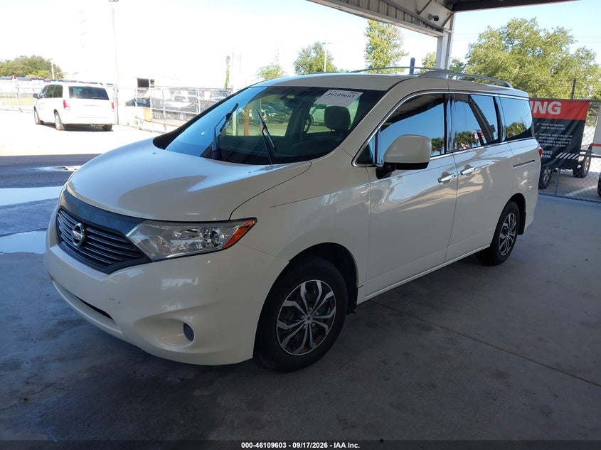 Vin: jn8ae2kp0g9157579, lot: 46609319, nissan quest s 20162