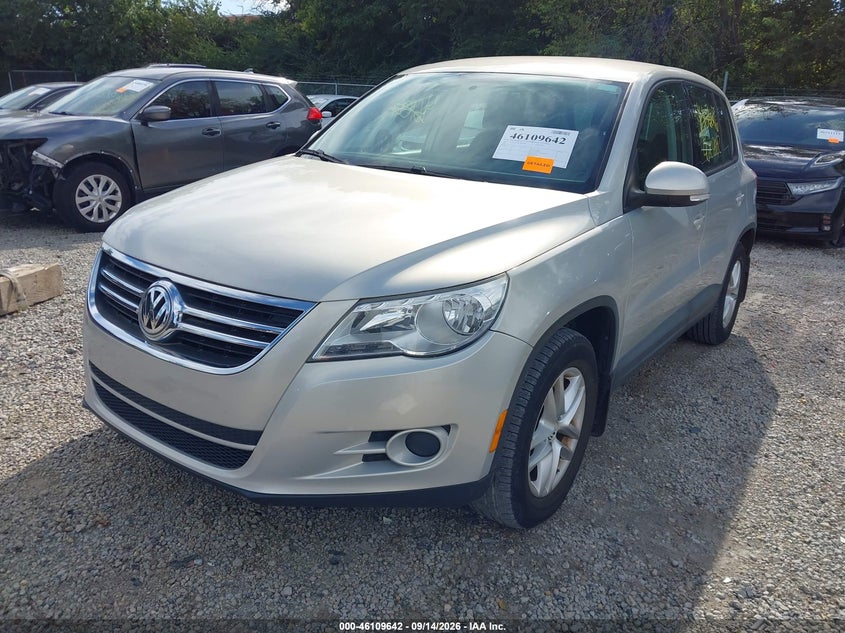 Vin: wvgbv7ax9bw527190, lot: 46609358, volkswagen tiguan s 20112