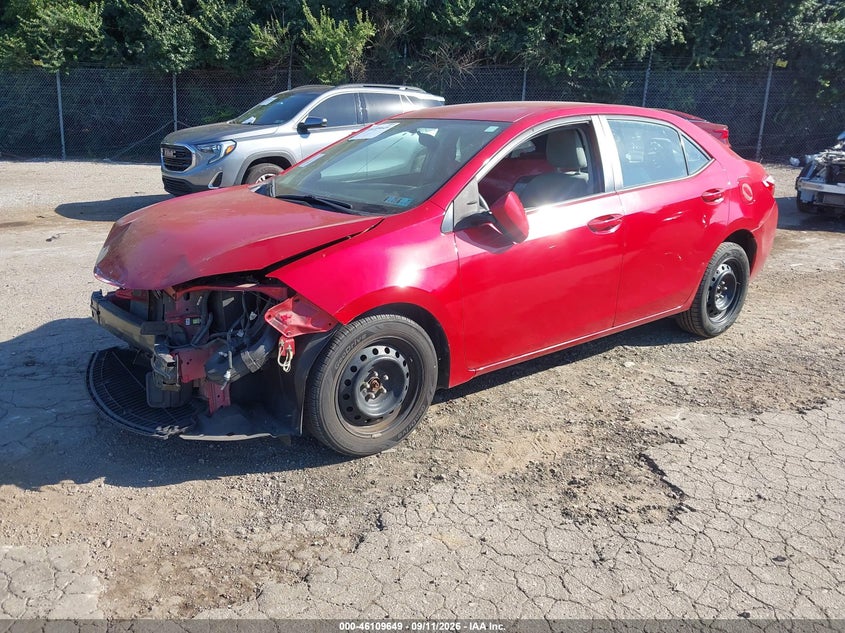 Vin: 2t1burhe2gc649199, lot: 46609365, toyota corolla le 20162