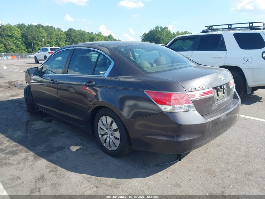 Vin: 1hgcp2f33ba155386, lot: 46609396, honda accord 2.4 lx 20113