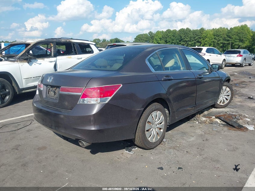 Vin: 1hgcp2f33ba155386, lot: 46609396, honda accord 2.4 lx 20114