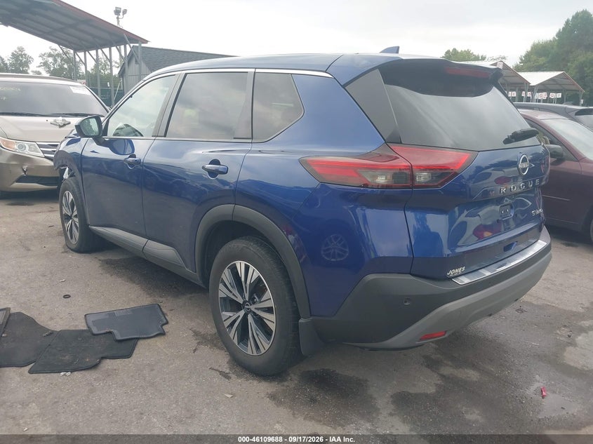 Vin: jn8bt3bbxpw487803, lot: 46609404, nissan rogue sv intelligent awd 20233