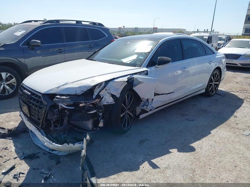 Vin: waulsaf83pn001440, lot: 46609407, audi s8 tfsi quattro tiptronic 20232