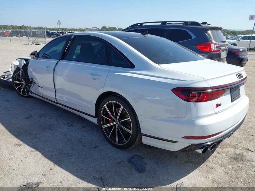 Vin: waulsaf83pn001440, lot: 46609407, audi s8 tfsi quattro tiptronic 20233