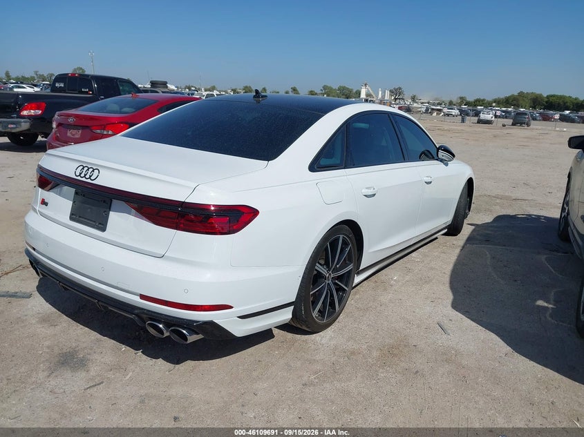 Vin: waulsaf83pn001440, lot: 46609407, audi s8 tfsi quattro tiptronic 20234