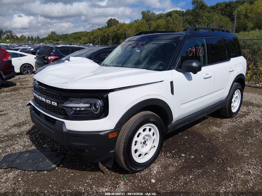 Vin: 3fmcr9cn3srf54243, lot: 46609437, ford bronco sport outer banks 20252