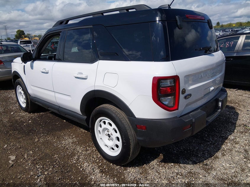 Vin: 3fmcr9cn3srf54243, lot: 46609437, ford bronco sport outer banks 20253