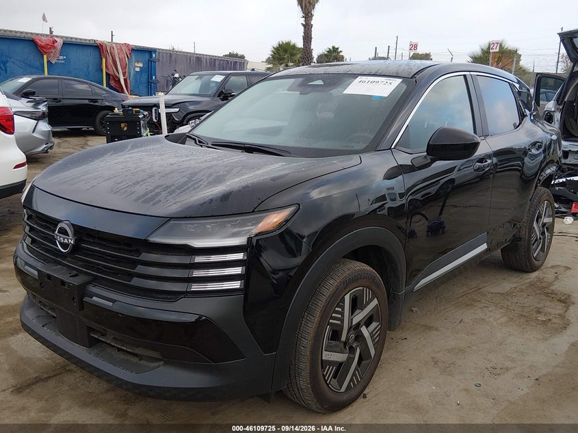 Vin: 3n8ap6ca0sl365389, lot: 46609441, nissan kicks sv fwd 20252