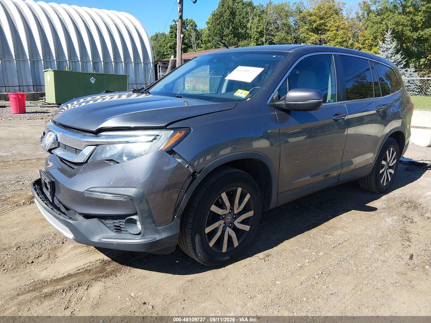 Vin: 5fnyf6h35kb083660, lot: 46609443, honda pilot ex 20192