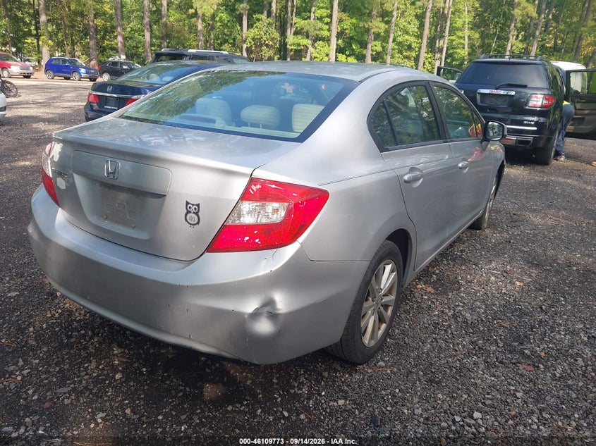 2012 HONDA CIVIC auction photo 4