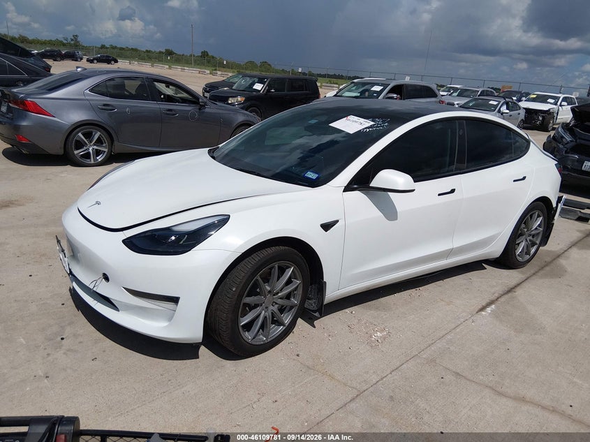 Vin: 5yj3e1ea9pf601733, lot: 46609497, tesla model 3 rear-wheel drive 20232
