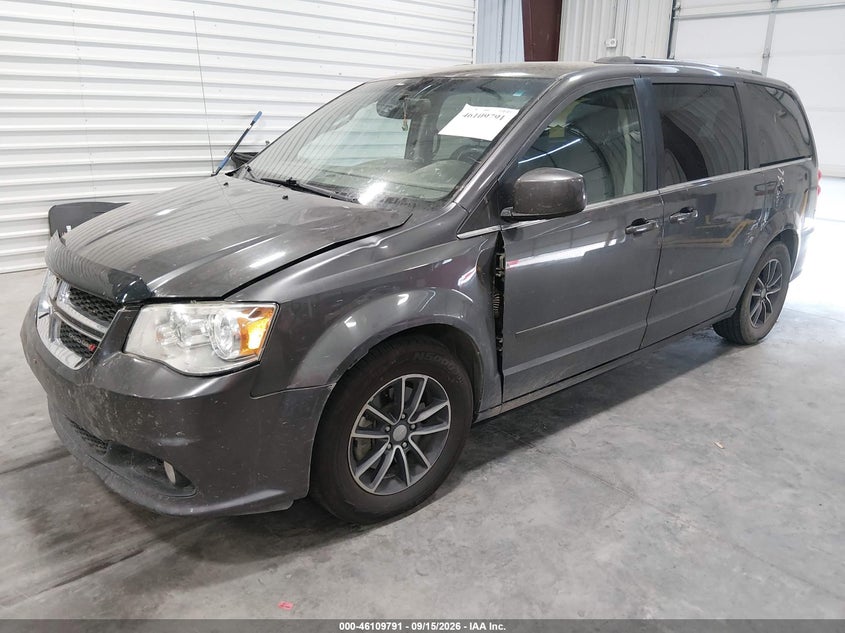 Vin: 2c4rdgcg3hr673749, lot: 46609508, dodge grand caravan sxt 20172