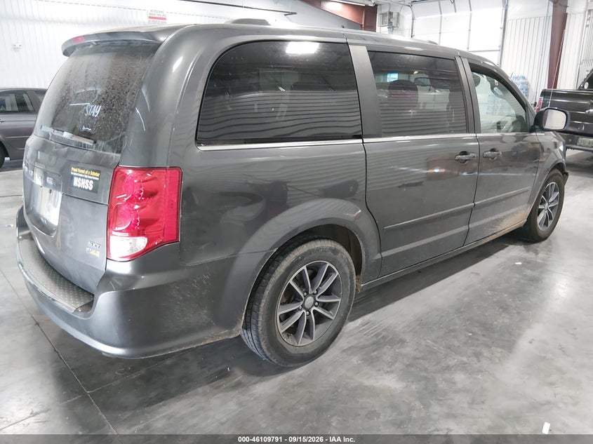 Vin: 2c4rdgcg3hr673749, lot: 46609508, dodge grand caravan sxt 20174