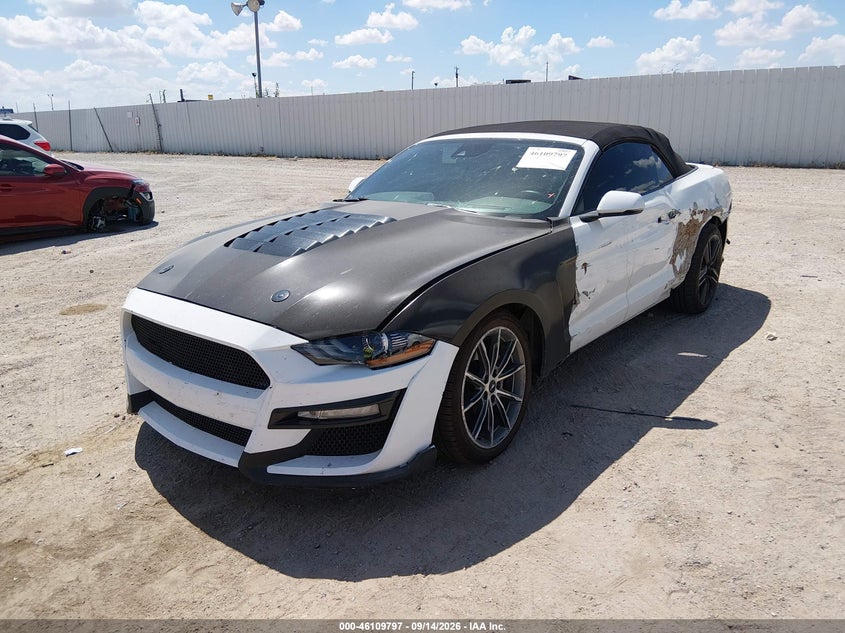 Vin: 1fatp8uh6k5159494, lot: 46609513, ford mustang ecoboost premium 20192