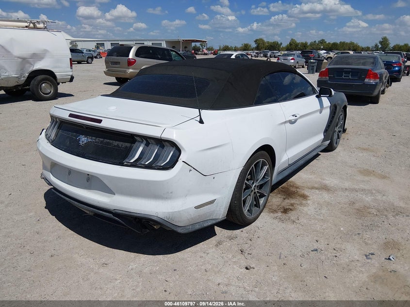 Vin: 1fatp8uh6k5159494, lot: 46609513, ford mustang ecoboost premium 20194