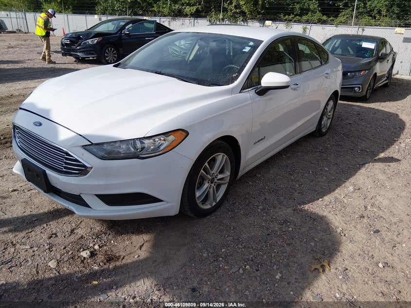 Vin: 3fa6p0lu7jr147072, lot: 46609526, ford fusion hybrid se 20182