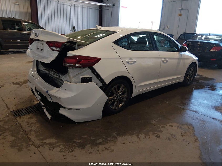 Vin: 5npd84lf0hh123085, lot: 46609530, hyundai elantra se 20174