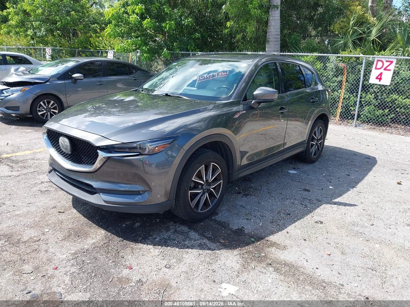 Vin: jm3kfadm3j0302580, lot: 46609577, mazda cx-5 grand touring 20182