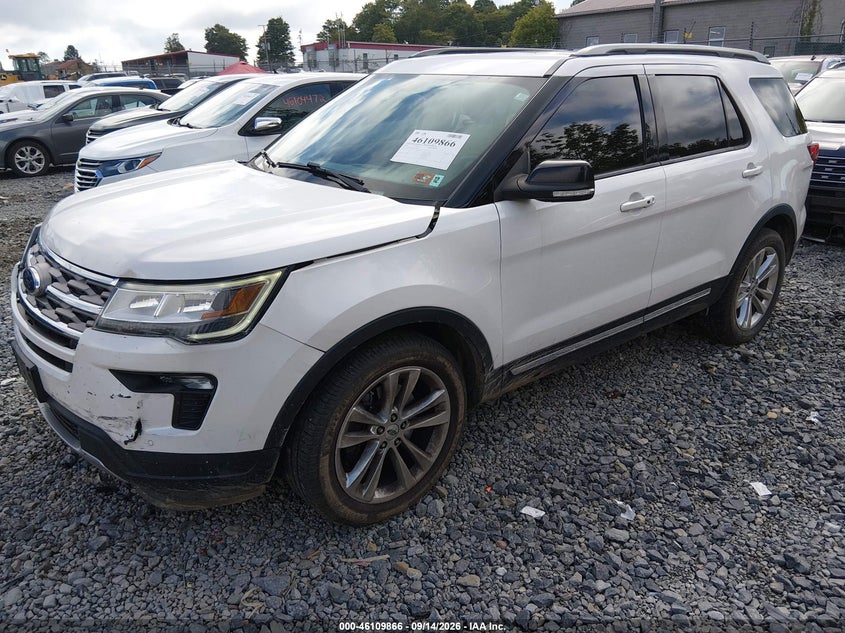 Vin: 1fm5k8d87jga51644, lot: 46609582, ford explorer xlt 20182