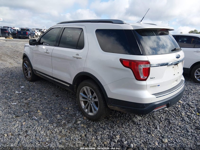 Vin: 1fm5k8d87jga51644, lot: 46609582, ford explorer xlt 20183