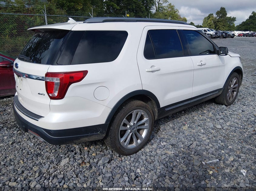 Vin: 1fm5k8d87jga51644, lot: 46609582, ford explorer xlt 20184