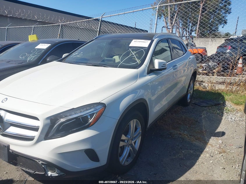 Vin: wdctg4gb6hj349218, lot: 46609583, mercedes-benz gla 250 4matic 20172