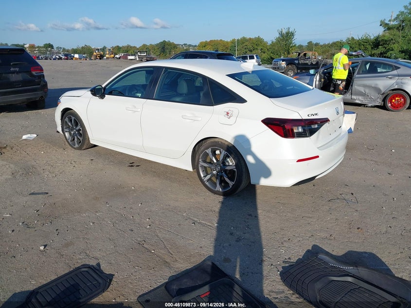 Vin: 2hgfe4f80th335857, lot: 46609589, honda civic hybrid sport/sport touring 20263