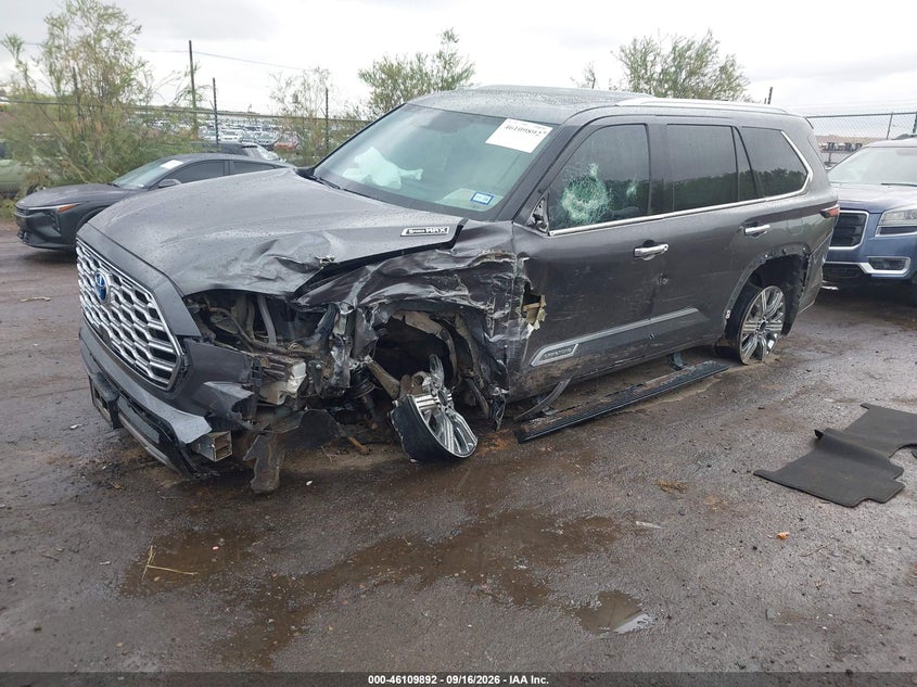 Vin: 7svaaaba3px017346, lot: 46609608, toyota sequoia capstone 20232
