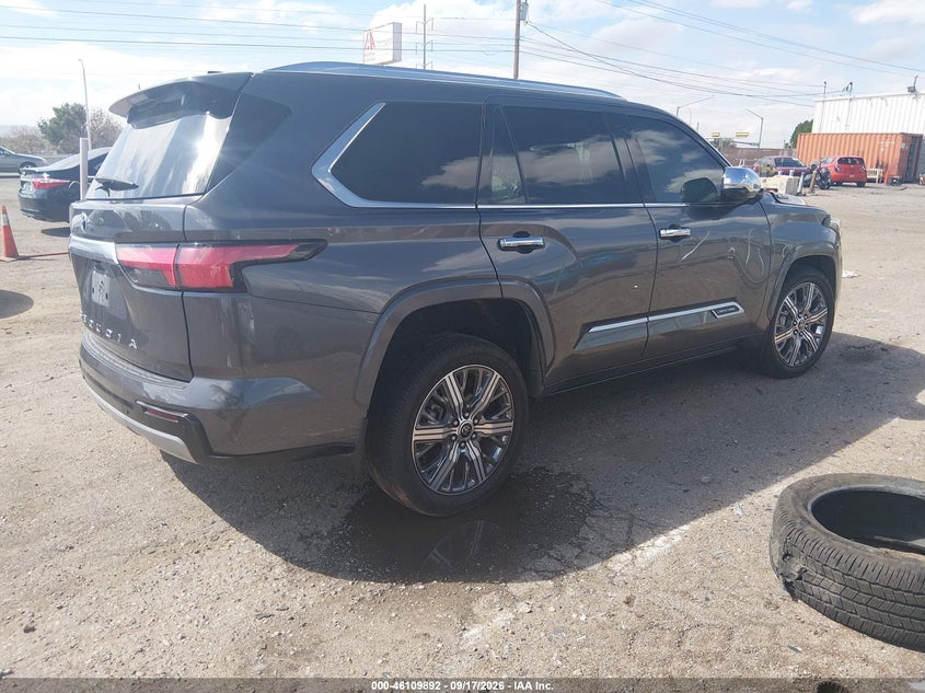 Vin: 7svaaaba3px017346, lot: 46609608, toyota sequoia capstone 20234