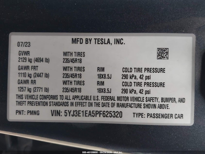 TESLA MODEL 3 - zdjęcie 9