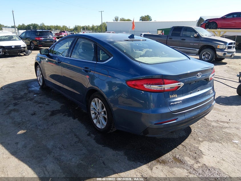 Vin: 3fa6p0luxkr267515, lot: 46609638, ford fusion hybrid se 20193