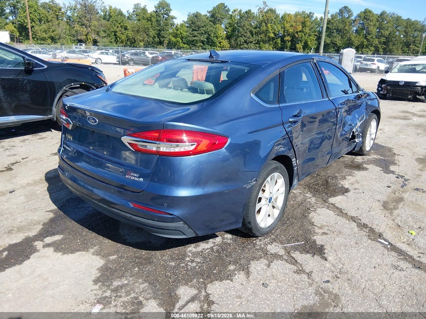 Vin: 3fa6p0luxkr267515, lot: 46609638, ford fusion hybrid se 20194