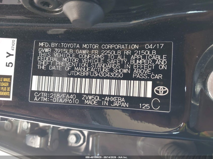 TOYOTA PRIUS - zdjęcie 9