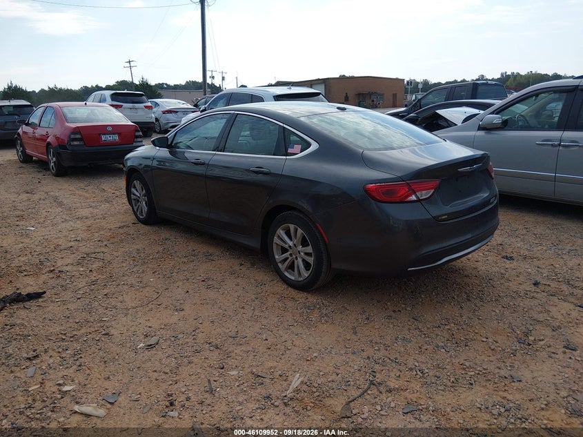 Vin: 1c3cccab5fn603449, lot: 46609668, chrysler 200 limited 20153