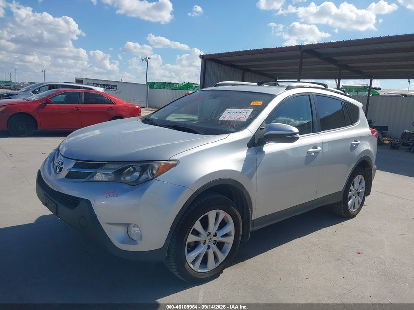 Vin: 2t3yfrev5fw168814, lot: 46609680, toyota rav4 limited 20152