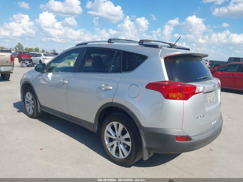 Vin: 2t3yfrev5fw168814, lot: 46609680, toyota rav4 limited 20153