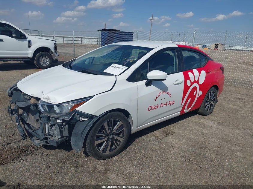 Vin: 3n1cn8ev2nl852042, lot: 46609695, nissan versa 1.6 sv xtronic cvt 20222