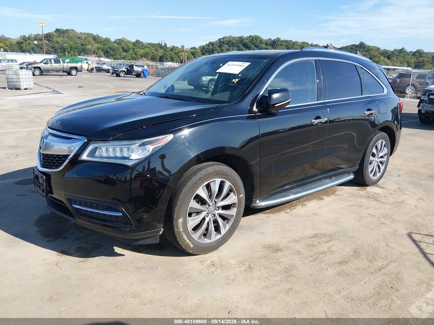 Vin: 5fryd4h44eb015260, lot: 46609696, acura mdx technology package 20142