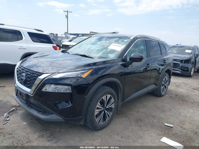 Vin: 5n1bt3ba8pc822654, lot: 46609699, nissan rogue sv fwd 20232