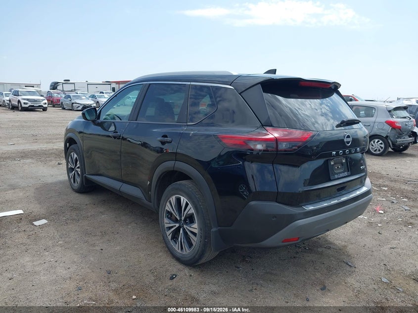 Vin: 5n1bt3ba8pc822654, lot: 46609699, nissan rogue sv fwd 20233