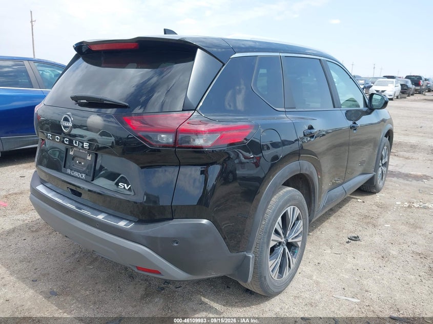 Vin: 5n1bt3ba8pc822654, lot: 46609699, nissan rogue sv fwd 20234