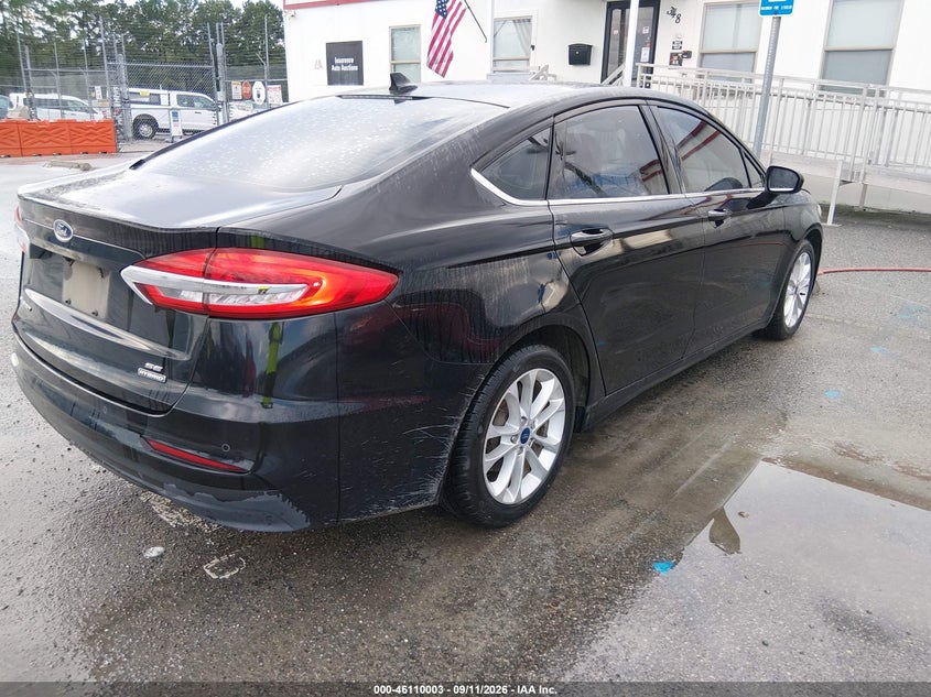 Vin: 3fa6p0lu3lr225768, lot: 46609719, ford fusion hybrid se 20204