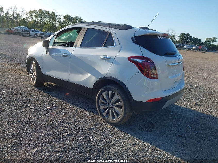 Vin: kl4cjasb2kb730931, lot: 46609720, buick encore fwd preferred 20193