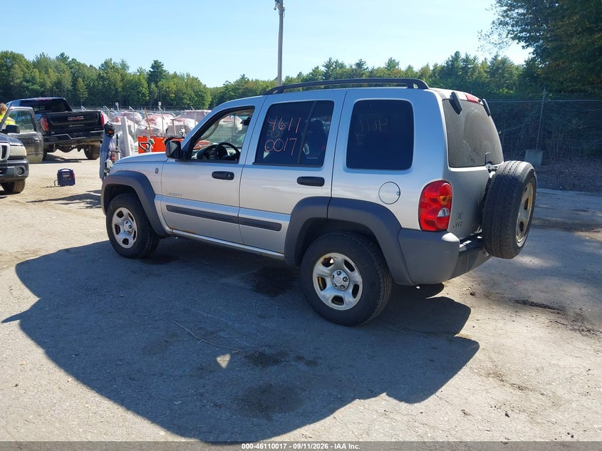 2004 JEEP LIBERTY auction photo 3