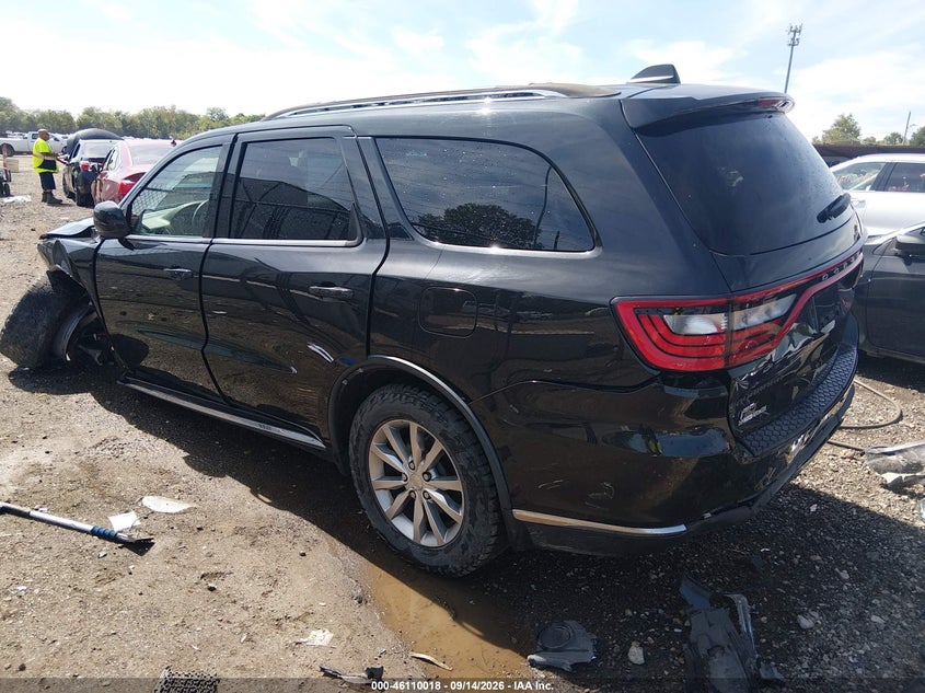 Vin: 1c4rdjag1gc423028, lot: 46609734, dodge durango sxt 20163