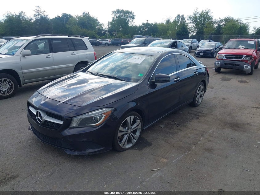 2015 Mercedes-Benz Cla 250, Левый зад, IAAI, VIN WDDSJ4EB7FN172406 — фото 2