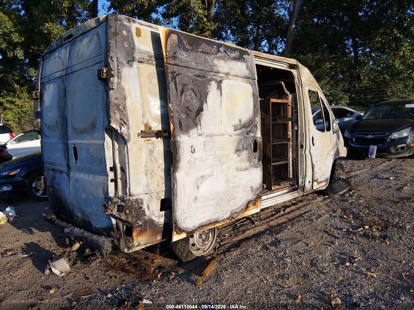 Vin: 3c6trvbg7he544791, lot: 46609760, ram promaster 1500 high roof 136 wb 20174