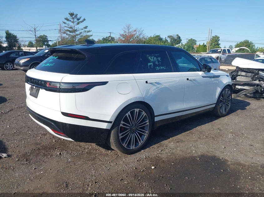 Vin: salyl2ex7ra384421, lot: 46609776, land rover range rover velar p250 dynamic se 20244