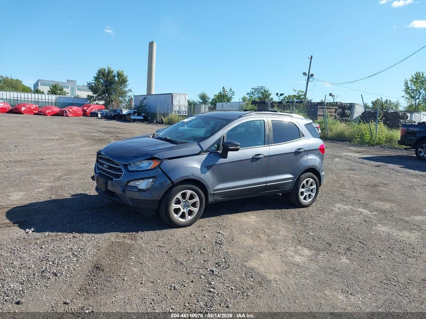 Vin: maj3p1te2jc188872, lot: 46609784, ford ecosport se 20182