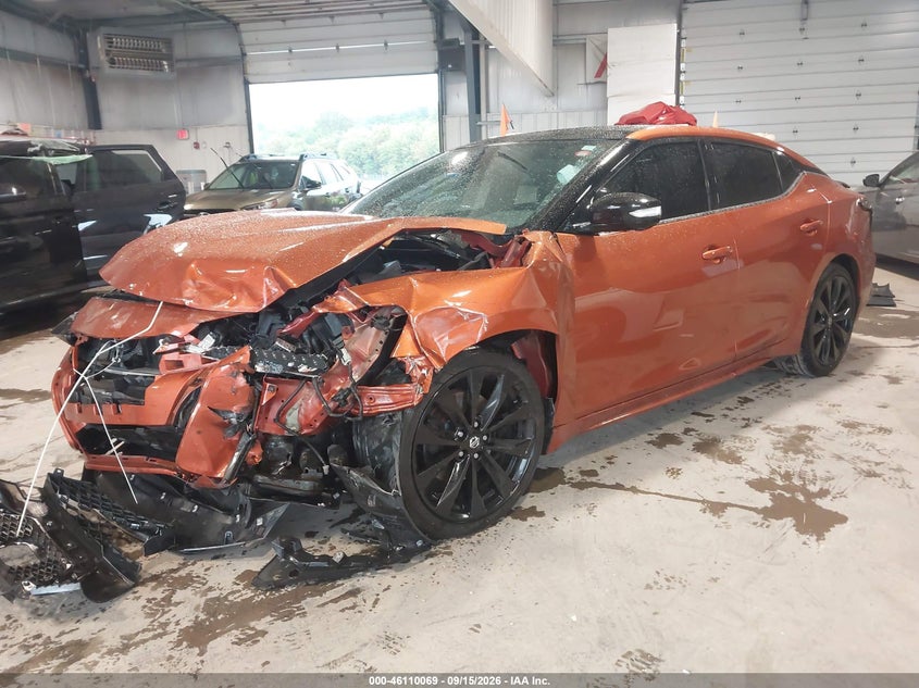Vin: 1n4aa6ev2lc381142, lot: 46609786, nissan maxima sr xtronic cvt 20202